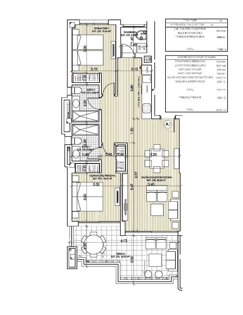 2 bed Middle Floor Apartment in Orihuela Costa - 24
