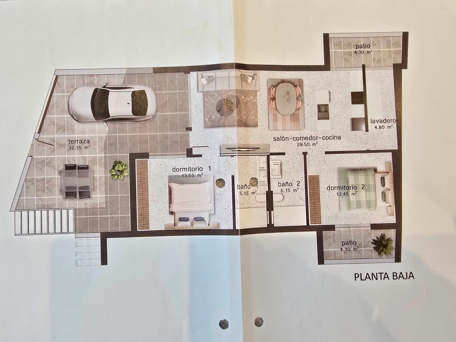 Tussenverdieping Appartement met 2 slaapkamers in Pilar de la Horadada - 28