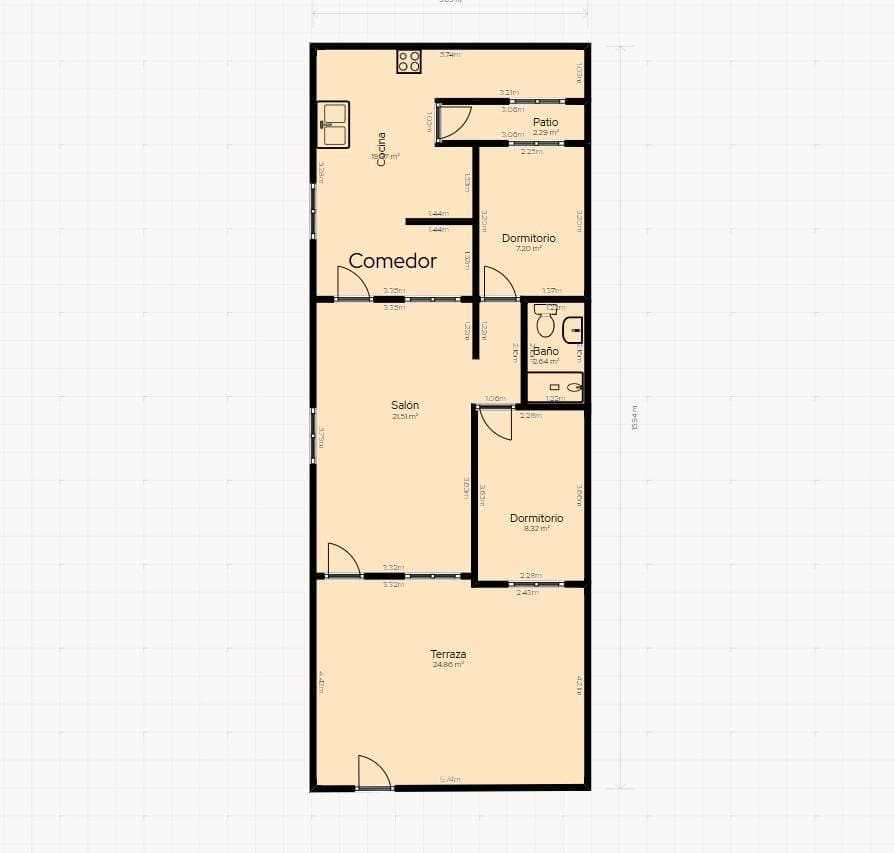 2 bed Bungalow in San Pedro del Pinatar - 36