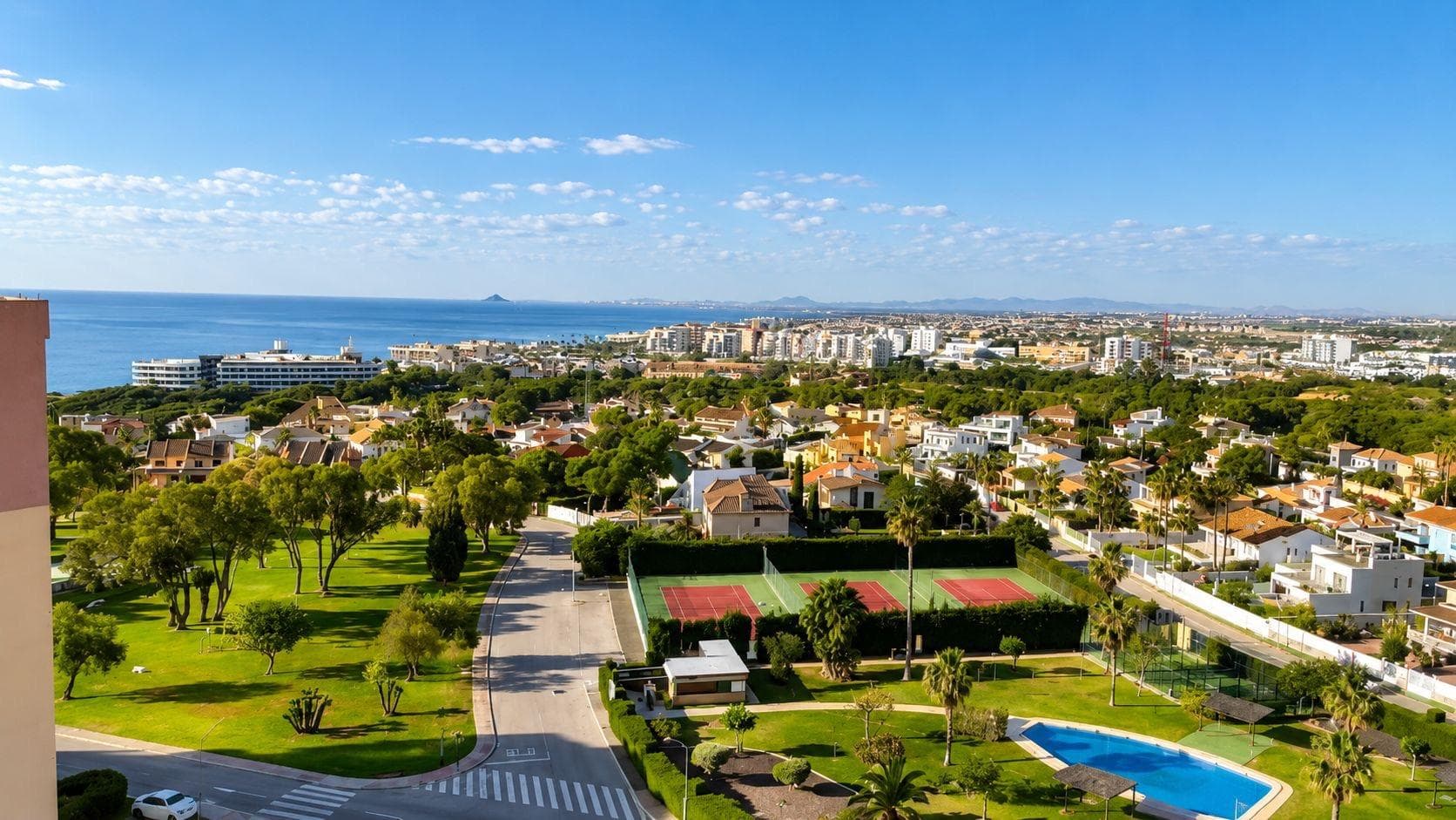 Tussenverdieping Appartement met 2 slaapkamers in Orihuela Costa