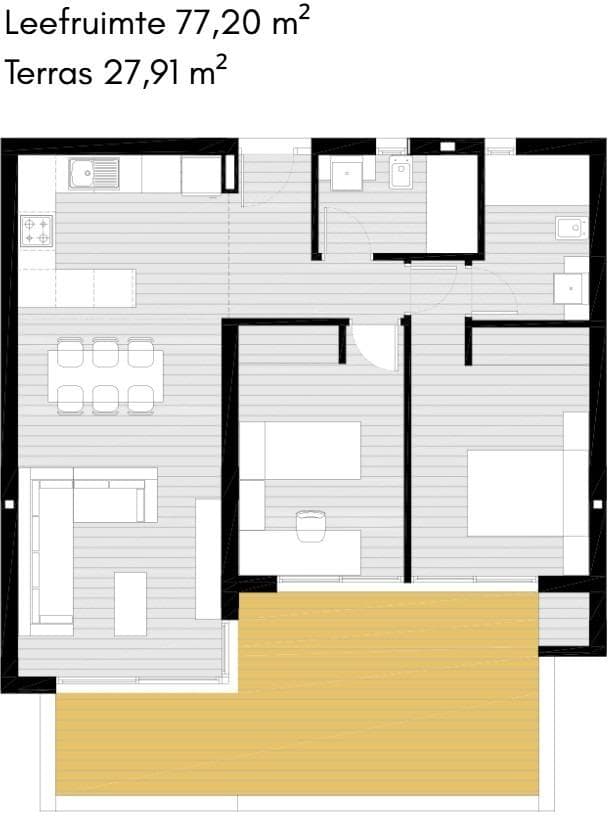 Tussenverdieping Appartement met 2 slaapkamers in Orihuela Costa - 27