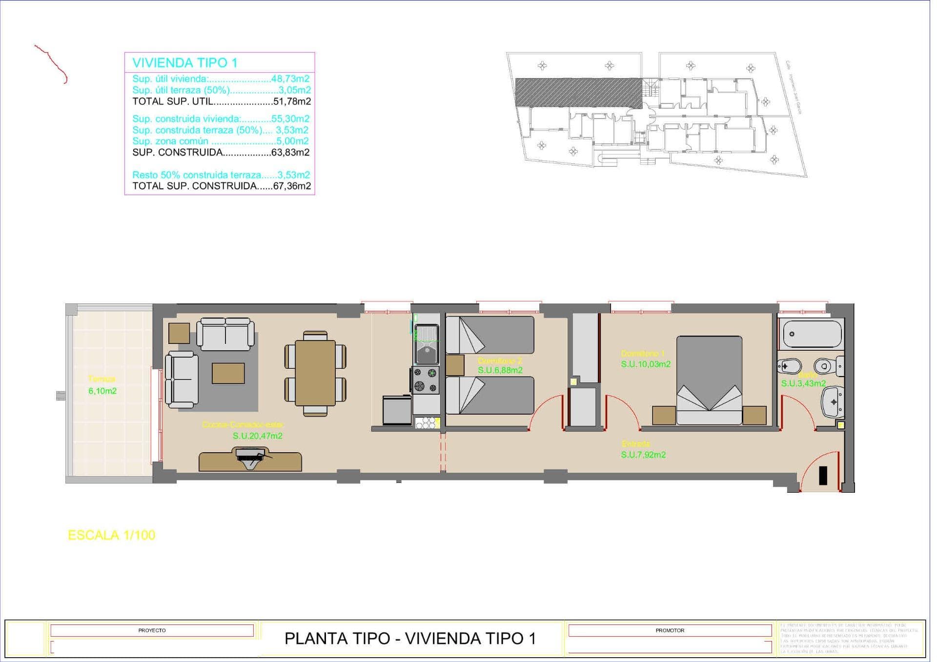 Tussenverdieping Appartement met 2 slaapkamers in Guardamar del Segura - 26