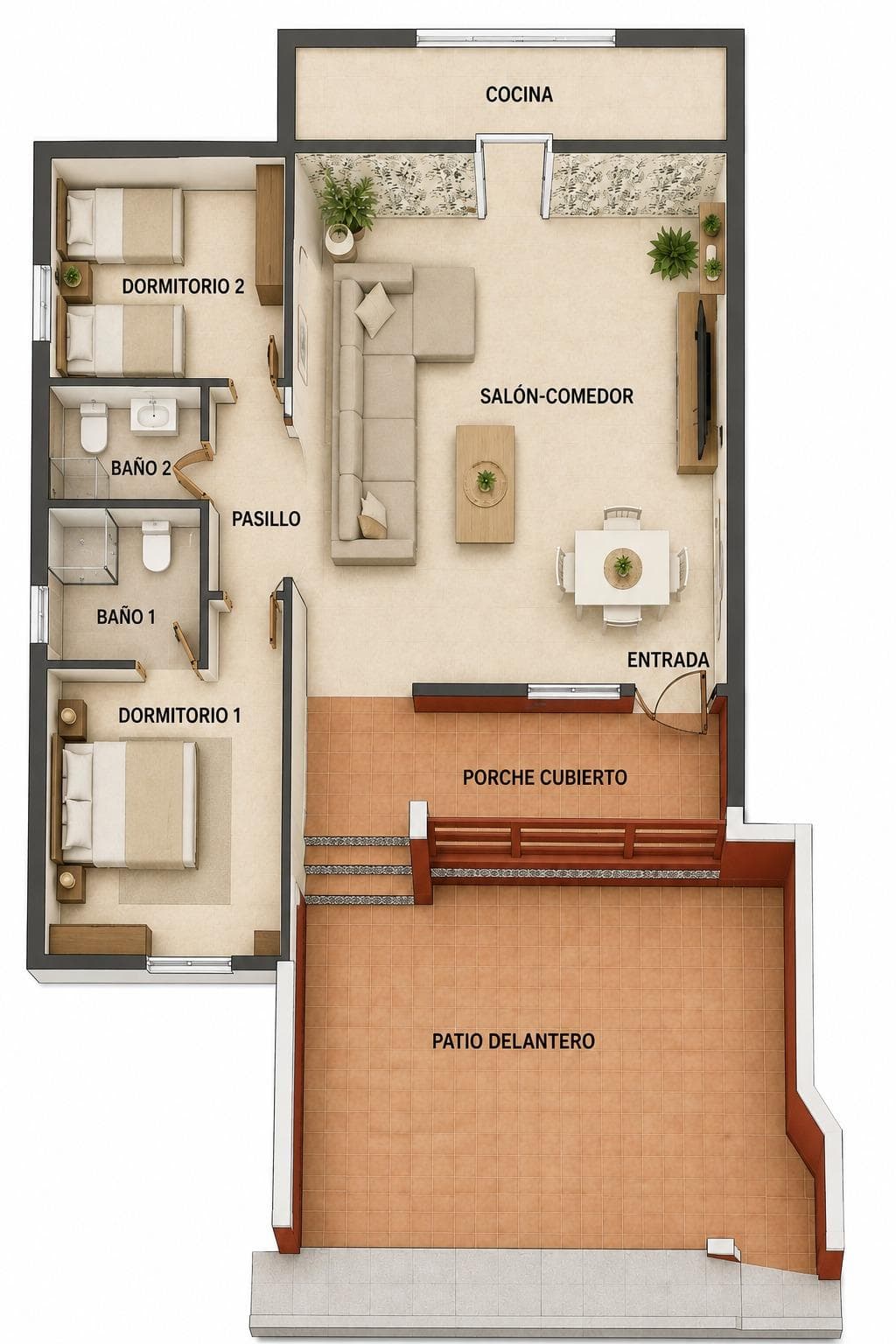 Bungalow de 2 dormitorios en Orihuela Costa - 20