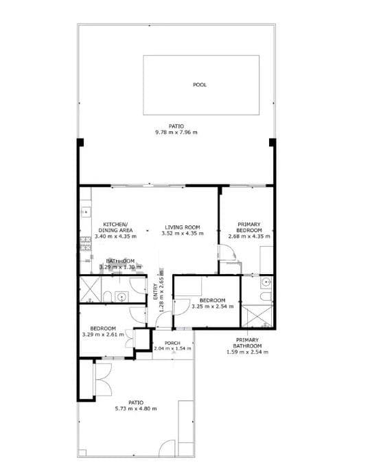 Bungalow met 3 slaapkamers in Pilar de la Horadada - 46