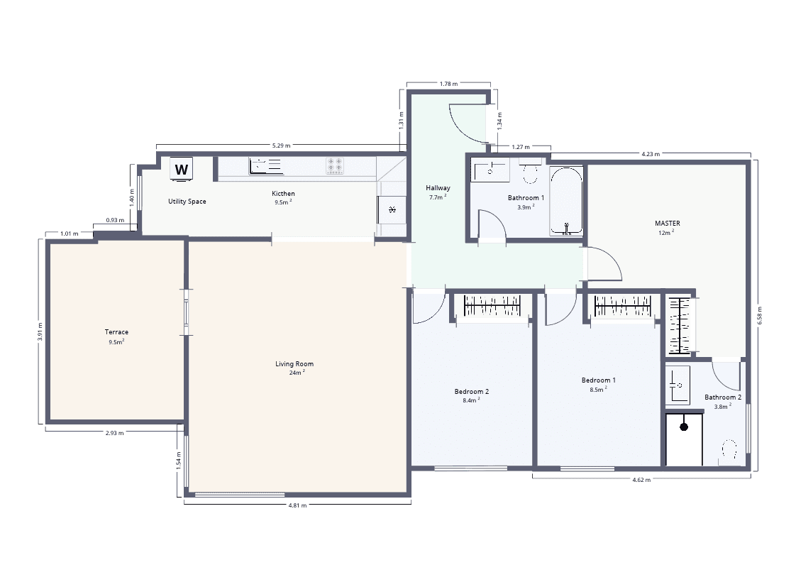 Apartamento Planta Media de 3 dormitorios en Orihuela Costa - 41