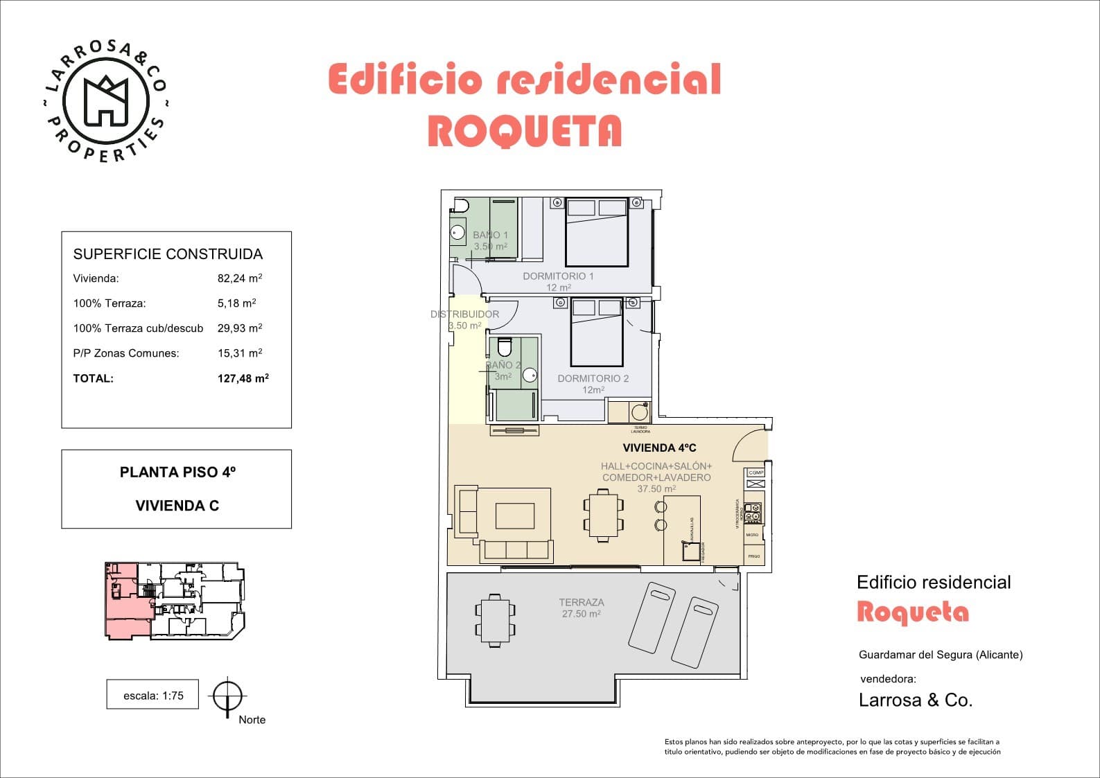 Ático de 2 dormitorios en Guardamar del Segura - 28