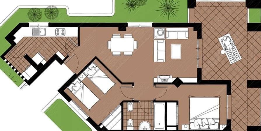 2 bed Middle Floor Apartment in Hacienda Riquelme - 25