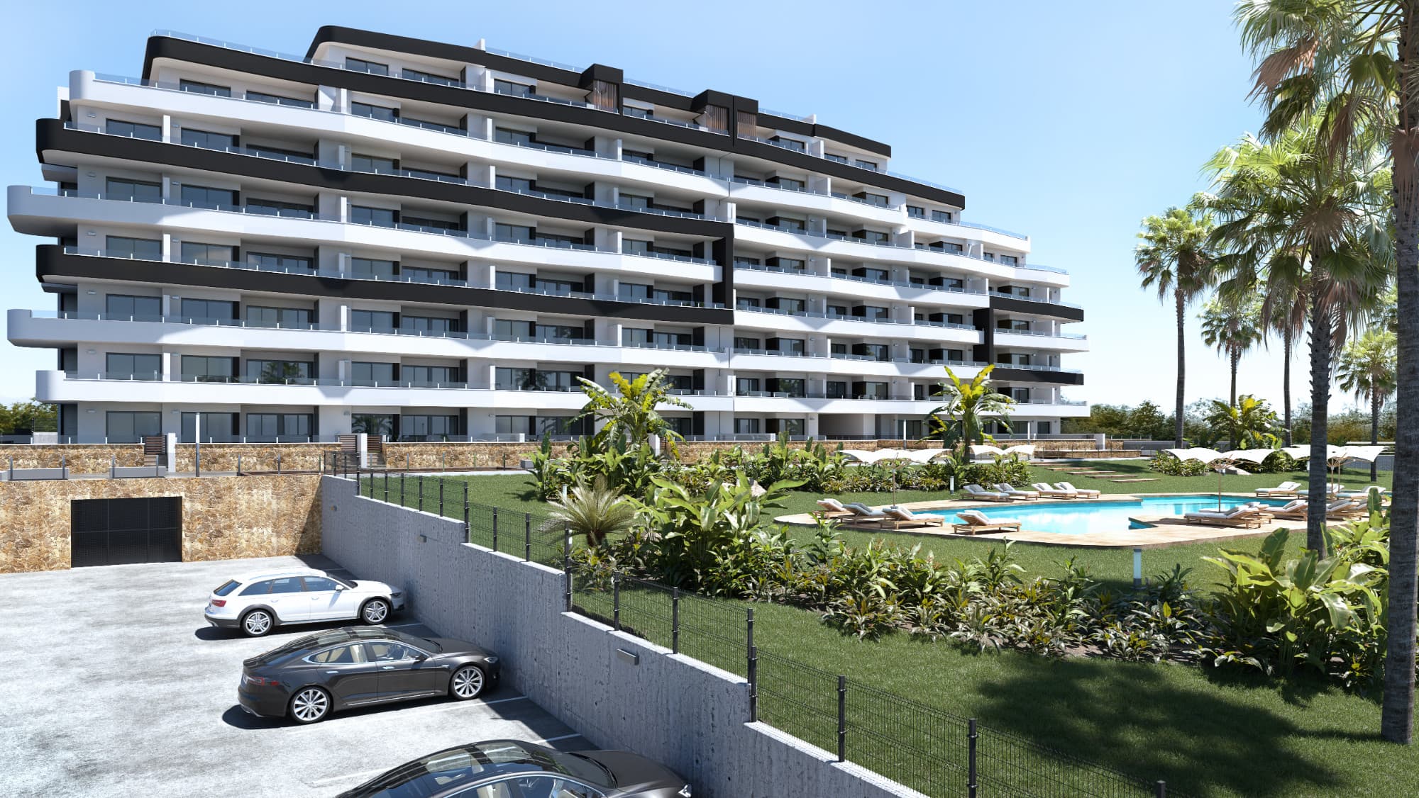 Tussenverdieping Appartement met 2 slaapkamers in San Miguel de Salinas - 3