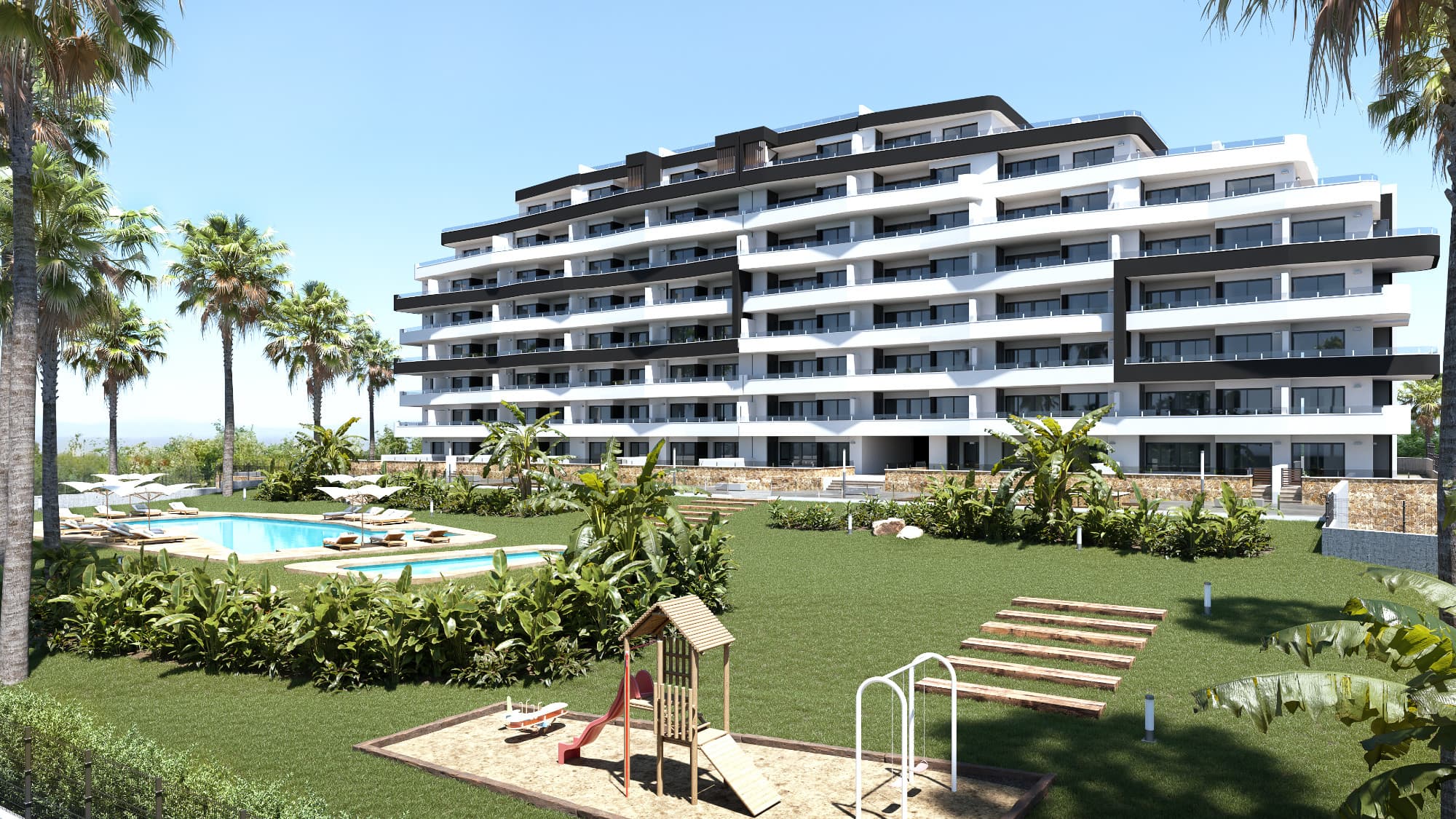 Tussenverdieping Appartement met 2 slaapkamers in San Miguel de Salinas - 4