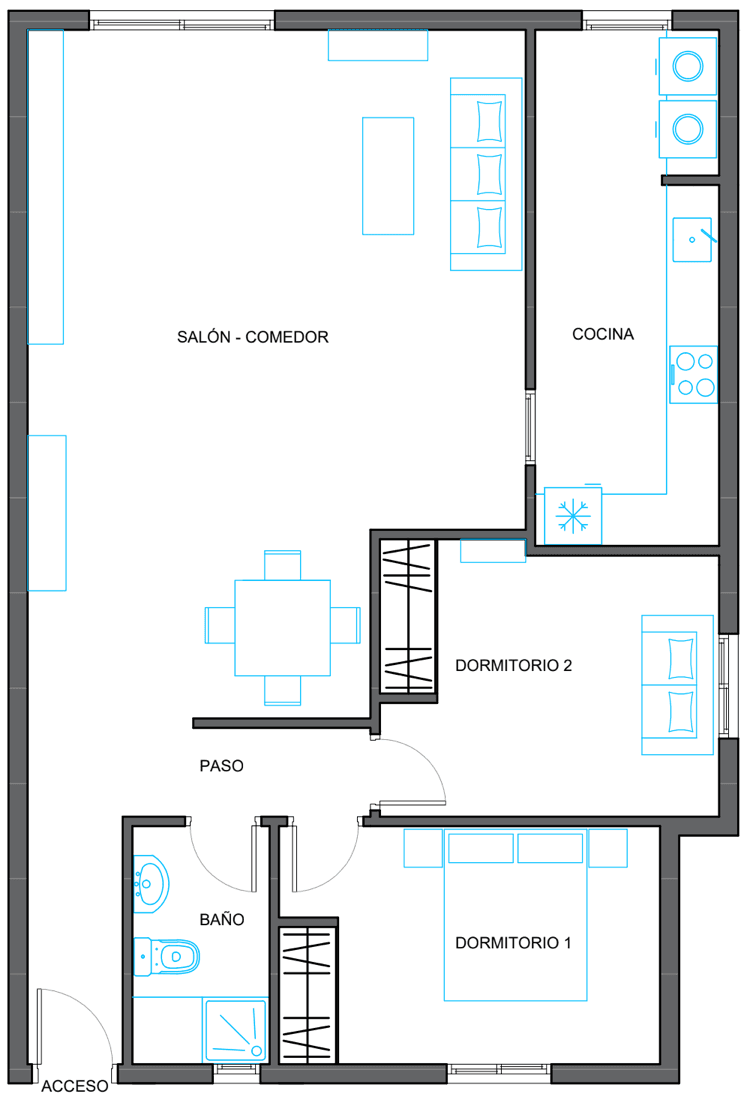 2 bed Middle Floor Apartment in Guardamar del Segura