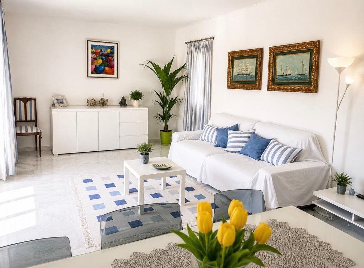 Tussenverdieping Appartement met 2 slaapkamers in Mijas Costa